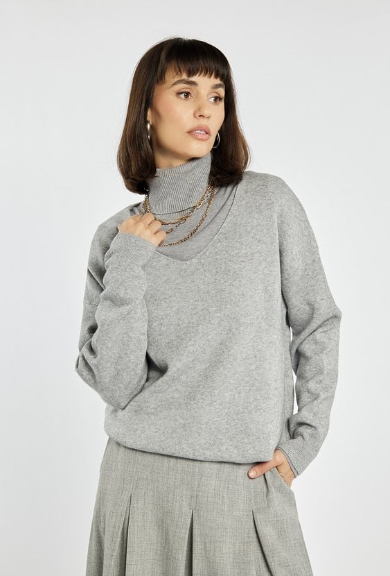 Oversizowy sweter damski