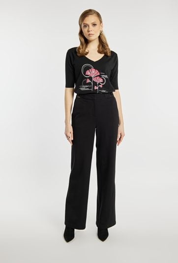 Spodnie z wysokim stanem