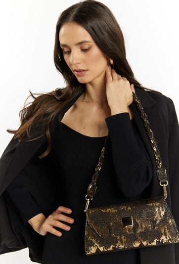 Kopertówka z wzorzystym panelem