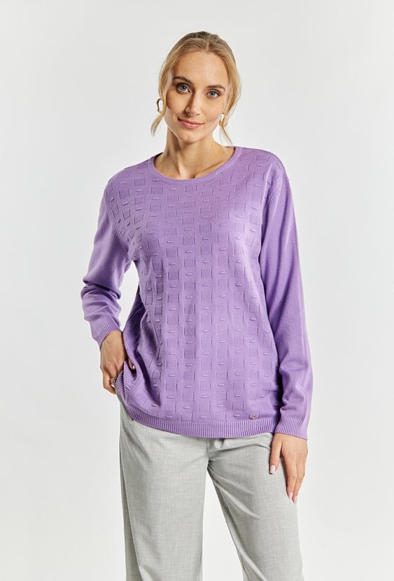 Wiskozowy sweter damski