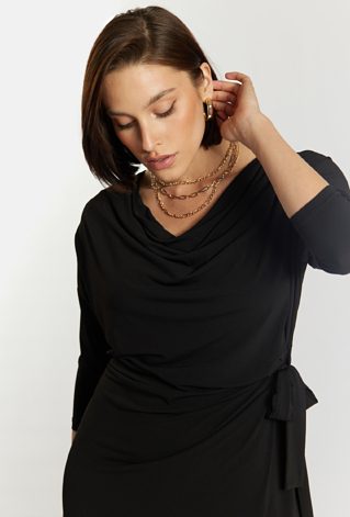 Sukienka z marszczeniem