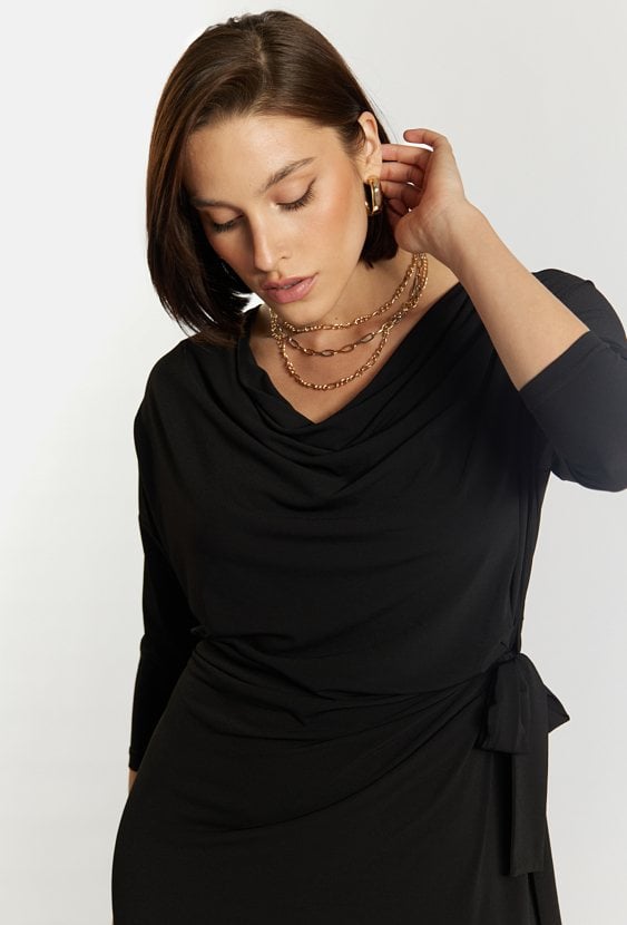 Sukienka z marszczeniem