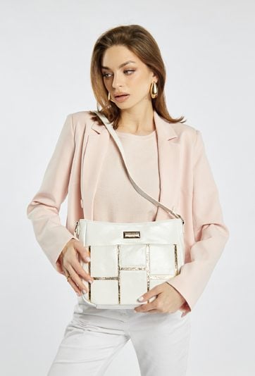 Torba z geometrycznym wzorem