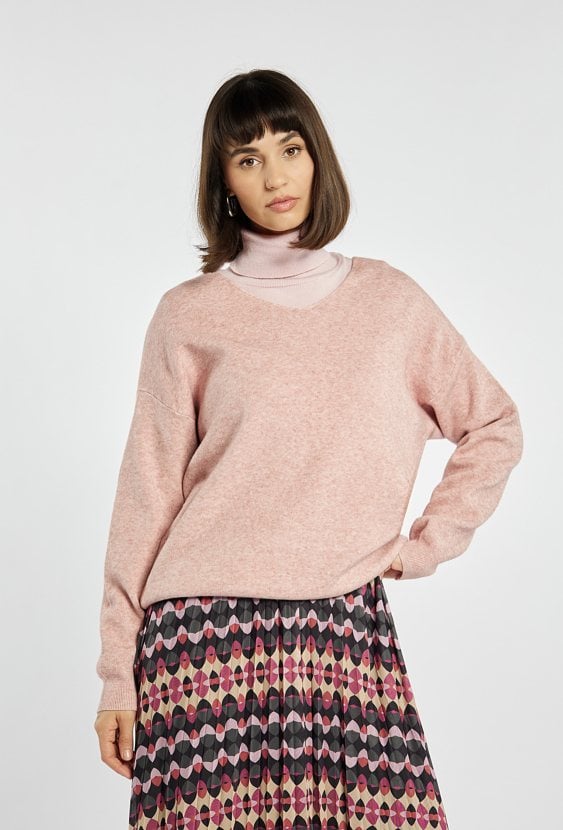 Oversizowy sweter damski