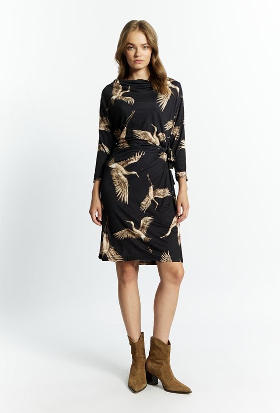 Sukienka z marszczeniem