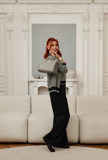 Spodnie z szeroką nogawką