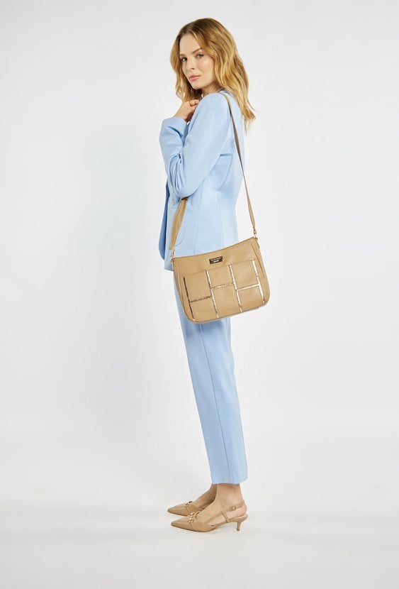 Torba z geometrycznym wzorem