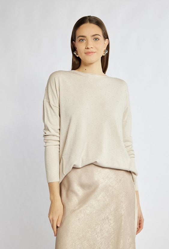 Sweter z kieszonkami