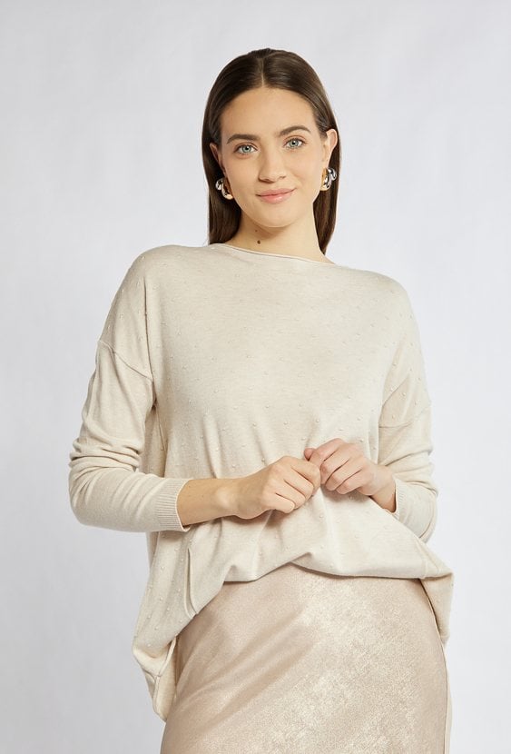 Sweter z kieszonkami