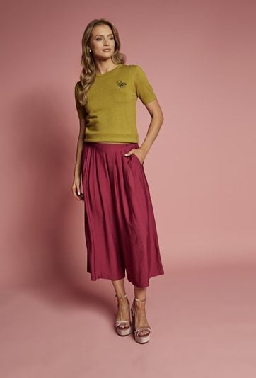Sweter damski na krótki rękaw