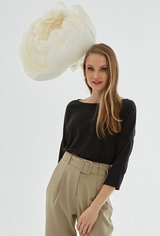 Spodnie z wysokim stanem