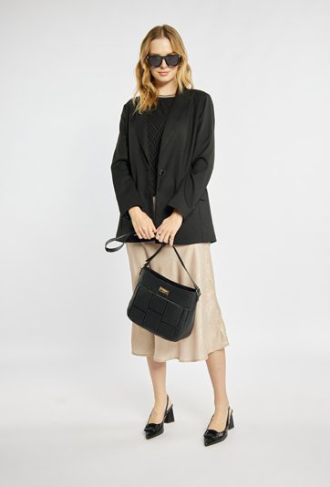 Torba z geometrycznym wzorem