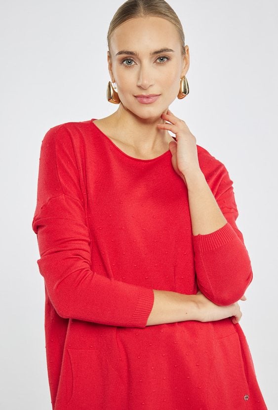 Sweter z kieszonkami