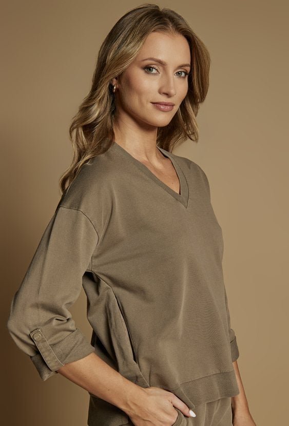 Bluza damska z haftem