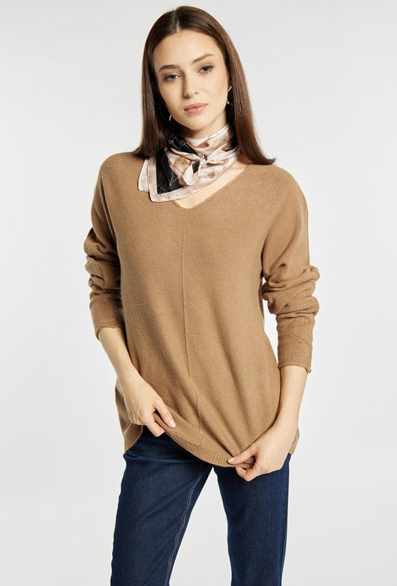 Sweter damski z wiskozą