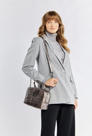 Dwukomorowa torba damska