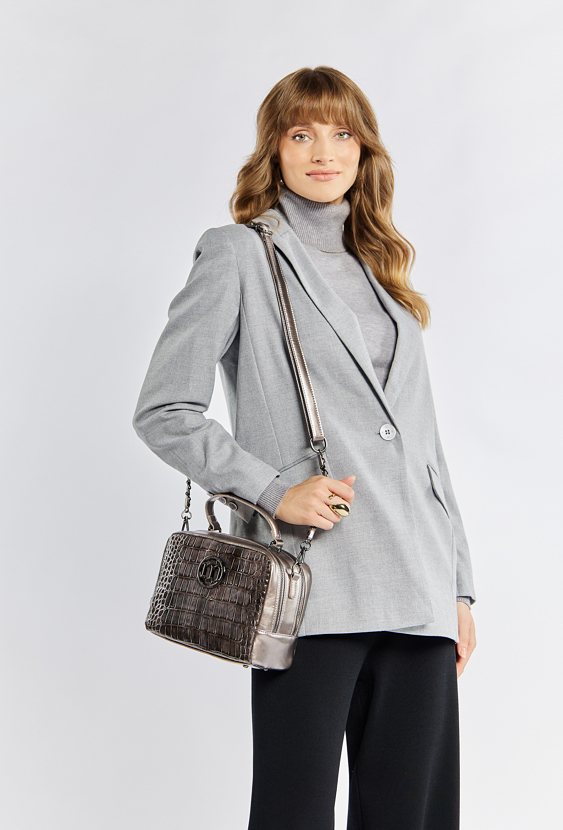 Dwukomorowa torba damska