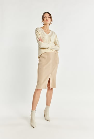 Sweter damski z wełny