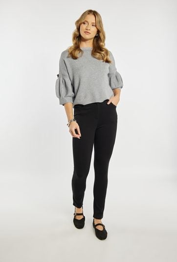 Czarne spodnie damskie