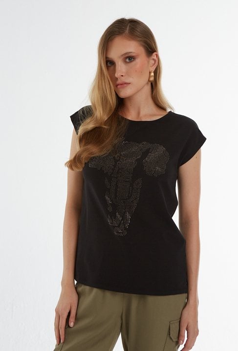 Spodnie typu cargo z lyocellu