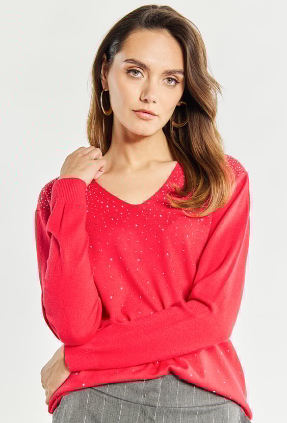 Sweter damski z wełny