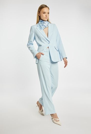 Eleganckie spodnie z paskiem