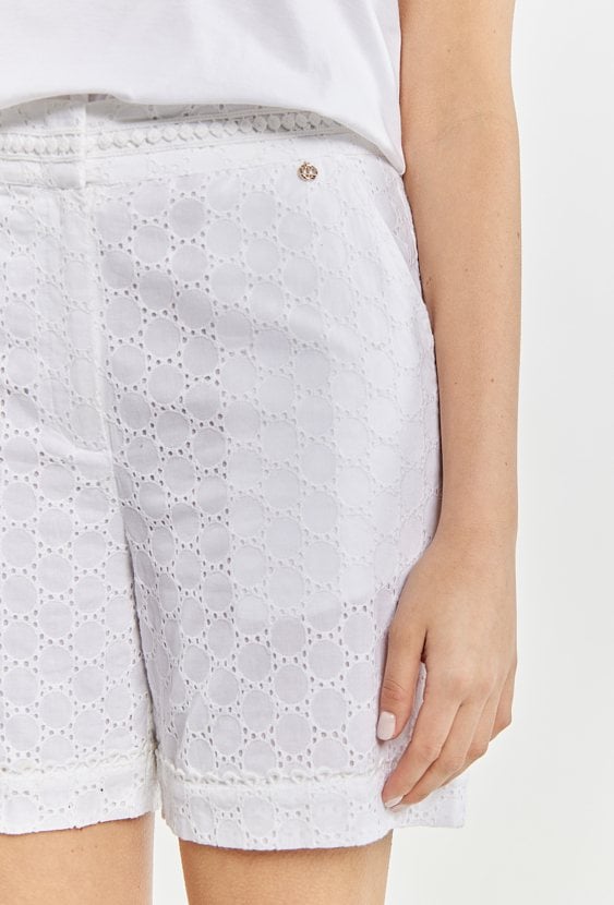 Szorty damskie ażurowe