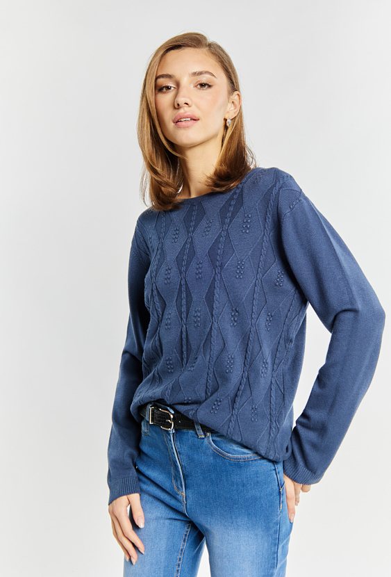 Wiskozowy sweter damski