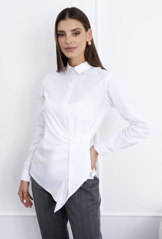 Koszula damska z wiązaniem