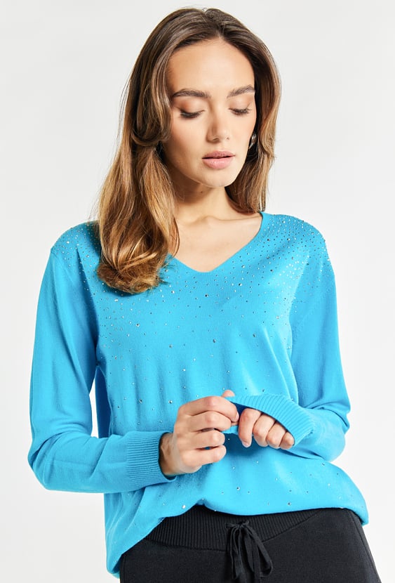 Sweter damski z wełny