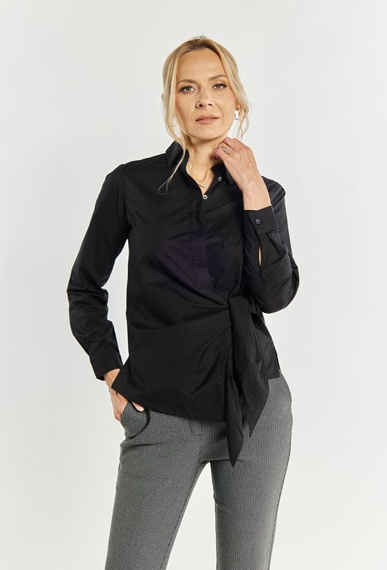 Koszula damska z wiązaniem