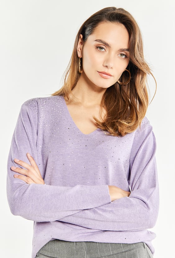 Sweter damski z wełny