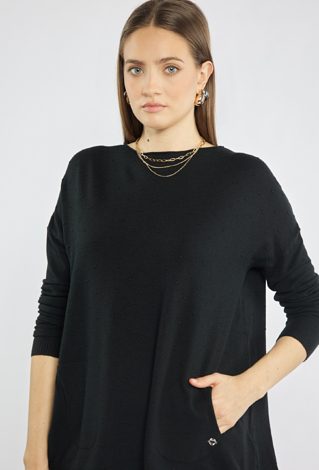Sweter z kieszonkami