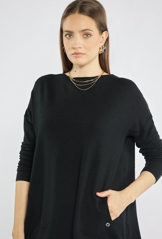 Sweter z kieszonkami