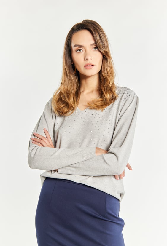 Sweter damski z wełny