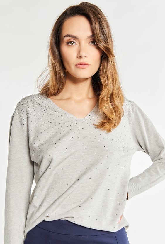 Sweter damski z wełny