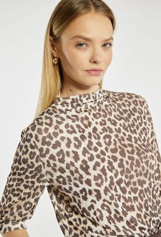 Bluzka damska w zwierzęcy wzór