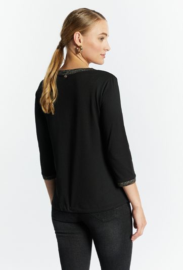 Bluzka z cekinowym nadrukiem