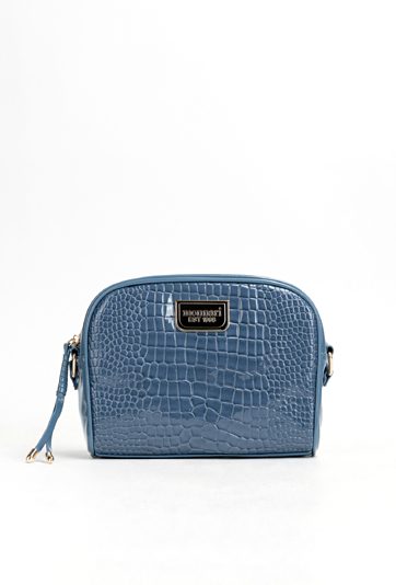 Torba crossbody z  krokodylim wzorem