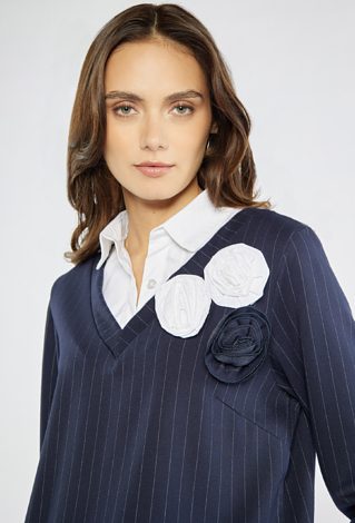 Elegancka bluza z koszulą