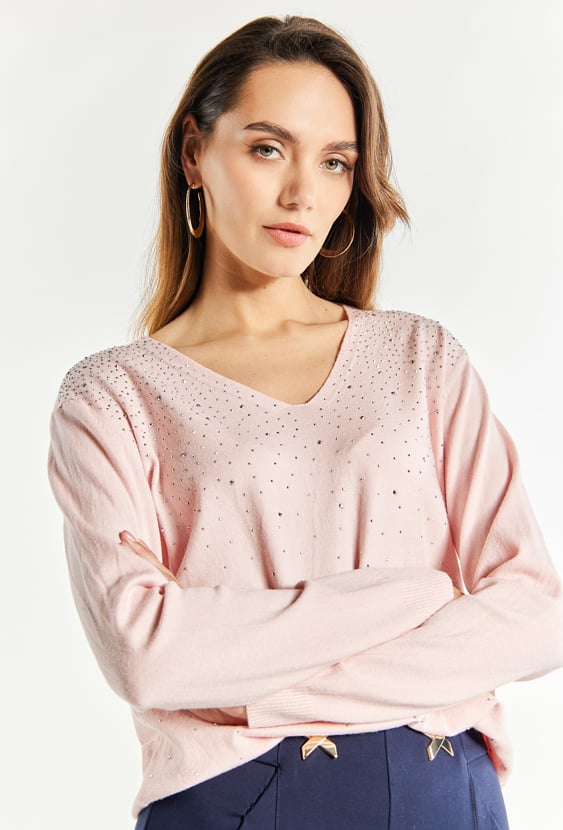 Sweter damski z wełny