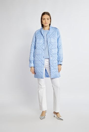 Lekki, pikowany płaszcz