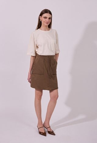 Spódnica damska z wiązaniem