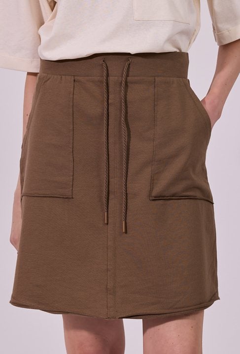 Spódnica damska z wiązaniem