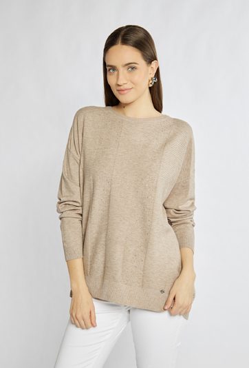 Sweter z małymi dżetami