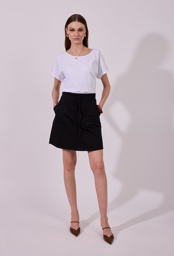 Spódnica damska z wiązaniem