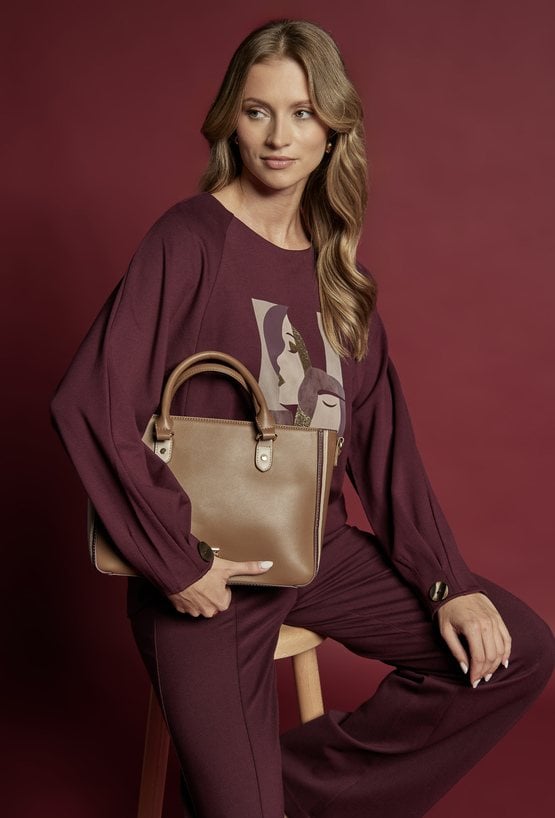 Bluza z efektowym printem