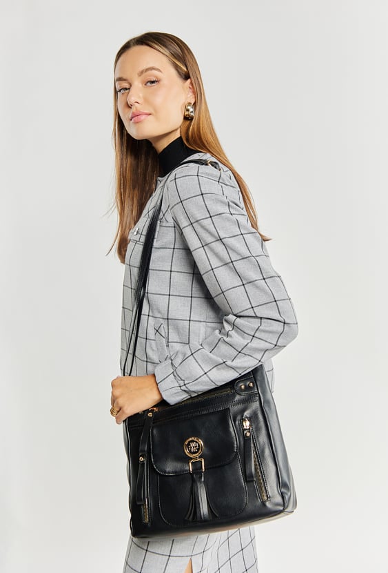 Torba damska z frędzlami