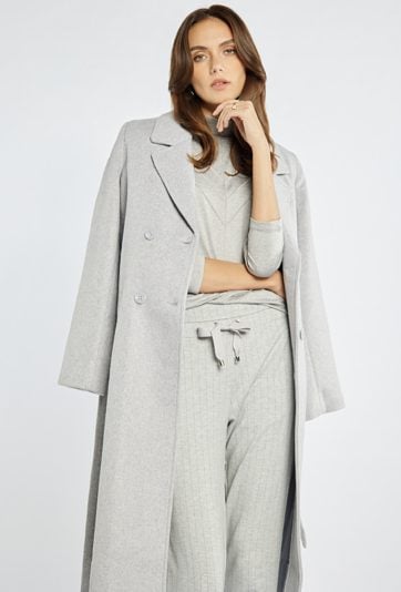 Płaszcz z dodatkiem wełny