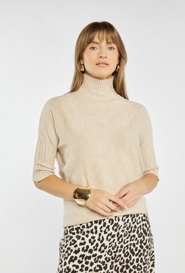 Sweter damski z golfem